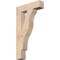 Ekena Millwork Funston Block Smooth Bracket, Douglas Fir, 3 1/2"W x 16"D x 28"H BKT04X16X28FST05SDF - alternate 1